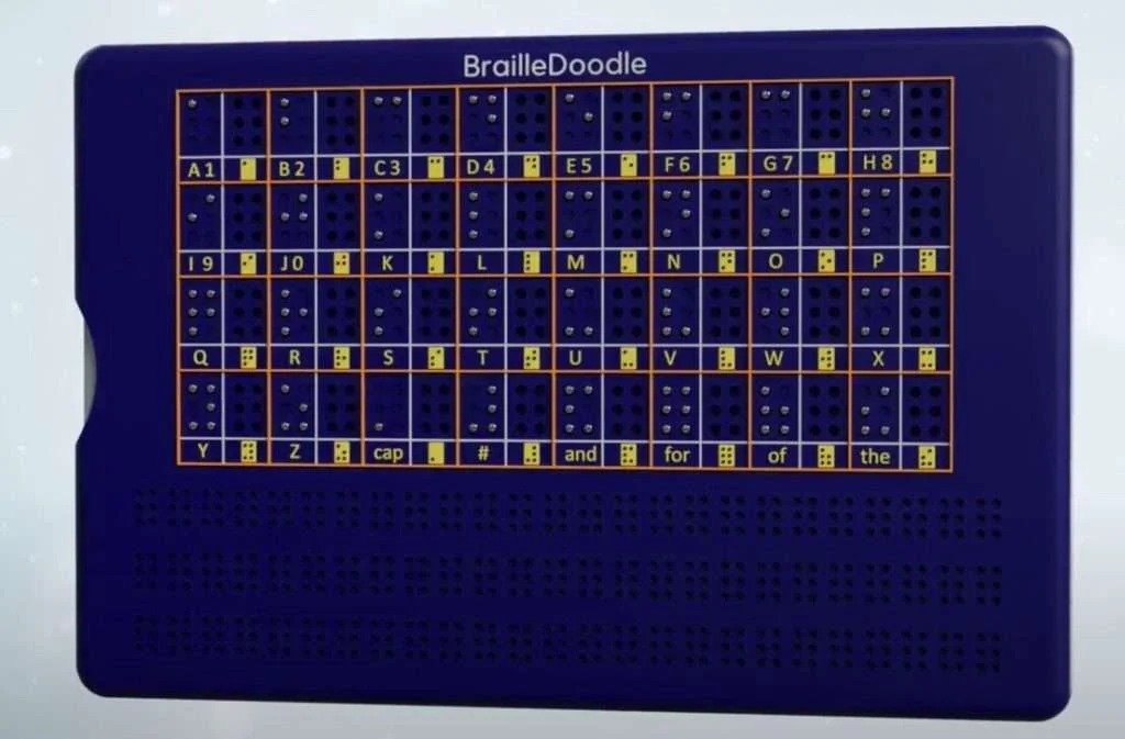 The braille learning side